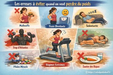 Les erreurs à éviter quand on veut perdre du poids efficacement